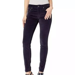 Frye Melissa Velvet Pants Midnight Blue SZ 30 NWT